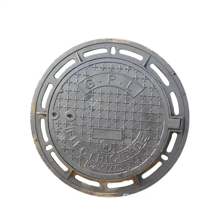 TAIMCO Anti Subsidence Theft D400 Heavy Duty Ductile Cast Iron Manhole Cover - Model # MH129