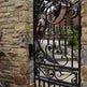 Royal Majestic Wrought Metal Back Yard Gate | Custom Fabrication Sturdy Metal Construction Gate | Made in Canada – Model # 872