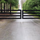 Residential &amp; Ranch Gorgeous &amp; Simple Metal Driveway Gate – Farms Gates | Heavy Duty Entrance Gate| Made in Canada– Model # 857