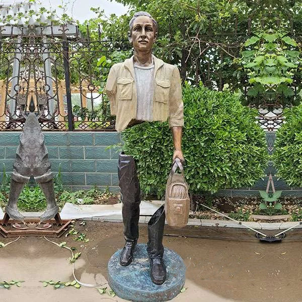 Life-Size Bronze Travelrer Bruno Catalano Sculpture Model # MSC1331