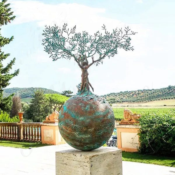 Andrea Rogg's Outdoor Sculpture: A Bronze Representation of the Tree of Life #MSC1344