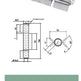 Open Weld Hinge With Bearing & Washer | Model # OWHB-145 ( Pack of 100 )