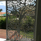 Beautiful Laser Cut Tree Design Metal Privacy Screen | Modular Metal Art Accent Privacy Partition | Made in Canada – Model # PP589