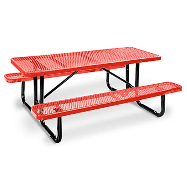 Picnic Table with expanded Metal surfaces | 96" Long | Model PT196