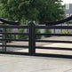Residential &amp; Ranch Gorgeous &amp; Simple Metal Driveway Gate - Farms Gates | Heavy Duty Entrance Gate| Made in Canada– Model # 875