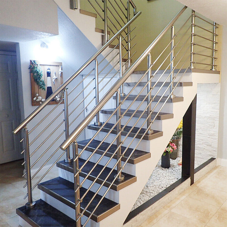 Professional Design Custom Staircase Balustrades Handrails Tubular Stainless Steel Railing | Made In Canada | Model # SRP1125