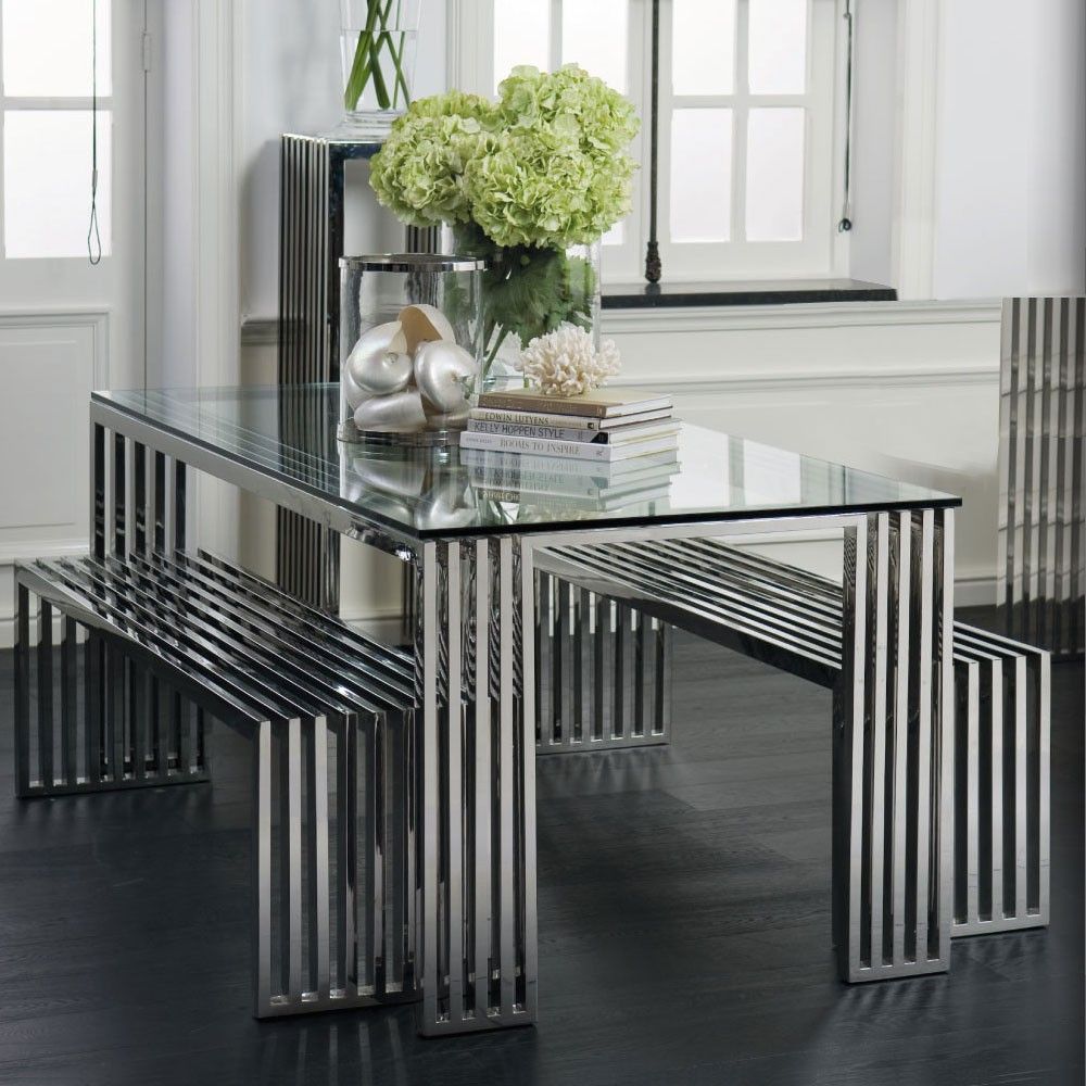 Gorgeous Design Stainless Steel Table Legs| Classic Fabrication Stainless Steel Table Legs for Home, Desk Table, Office &amp; Kitchen| Made in Canada – Model # TLSS 495