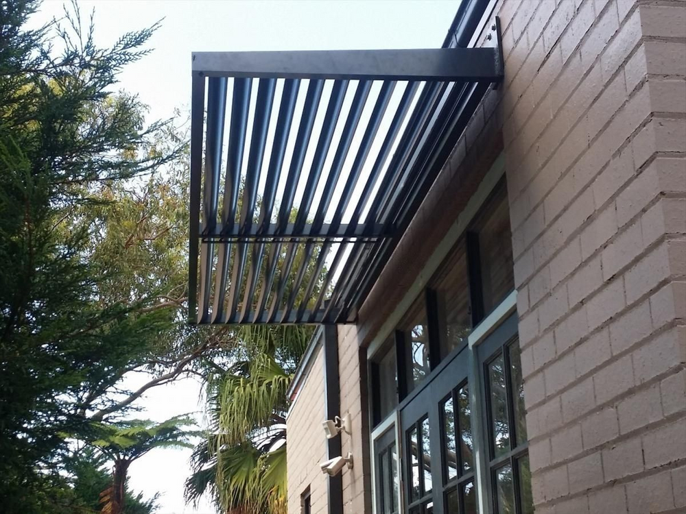 Steel Window Awnings - Custom Sizes and Shapes - Made in Canada - Model # WA887