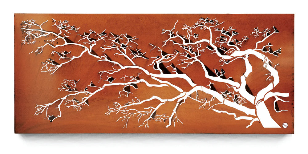 Polarized Tree – Metal Wall Art Laser Cut Design | Wall Decore Panels | Metal Art Accent - Model # WD921