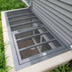 Aluminum Window Well Grates - Rust Free Aluminum - Transparent Rigid - Made In Canada - Model # WWC886