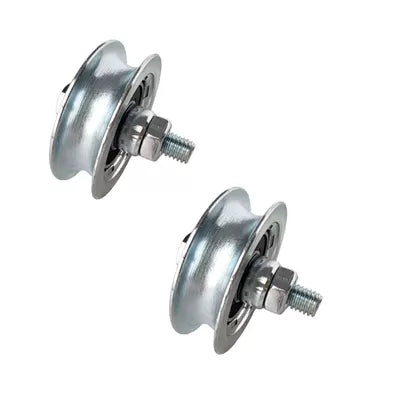 Sliding Gate Wheel with Bolts Groove Y,V,U,H | One and Two Bearings | Model # HC ( Pack of 25 )