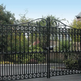 Custom Fabrication Entry Gate | Abstract Driveway Gate | Heavy Duty Metal Gate | Made in Canada – Model # 071