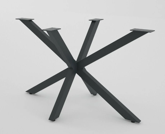 Modern Steel Dual Cross X-Shape Legs | Classically adorable Art Steel Table Legs for Home, Dining Table, Conference Table, Desk Table, Office &amp; Kitchen| Made in Canada –  Model # TL620