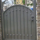 Beautiful Doodle &amp; Fence Design Metal Garden Gate| Unique Fabrication Iron Pool Gate | Made in Canada– Model # 403